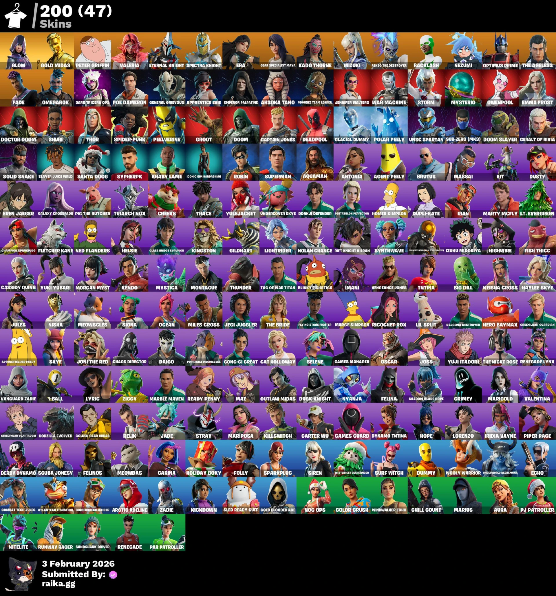 14/14 evenst 700 pr OCE